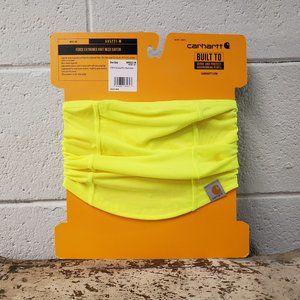 Carhartt ~ Face Gaiter ~ High Visibility Neon Yellow ~ OS Adjustable
